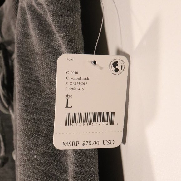 NWT Free People Cozy All Day Harem Legging in Washed Black - Picture 15 of 15